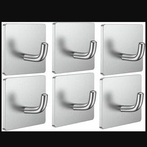 Budding Joy Adhesive Hooks Heavy Duty, 6 Pack